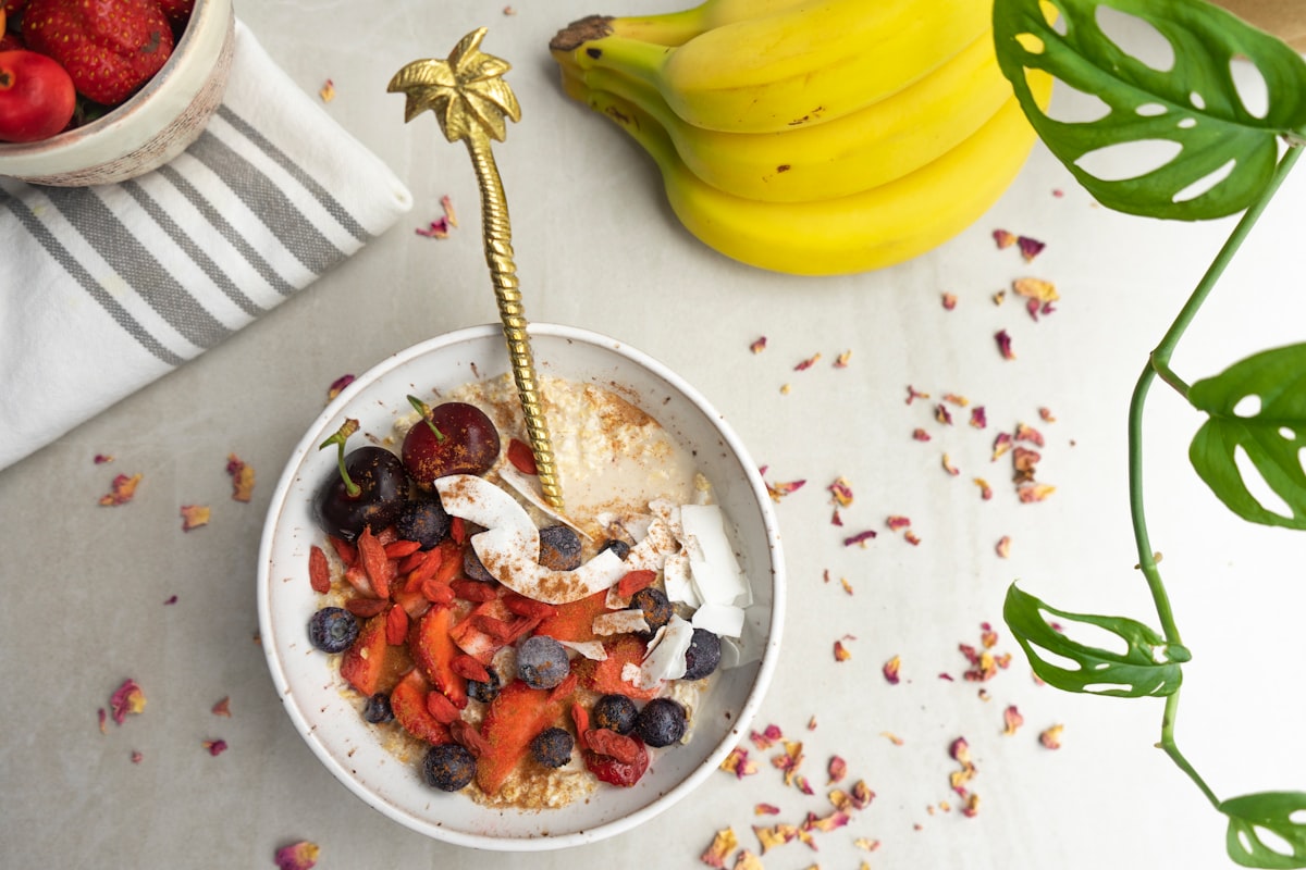Porridge vegan à la noix de coco